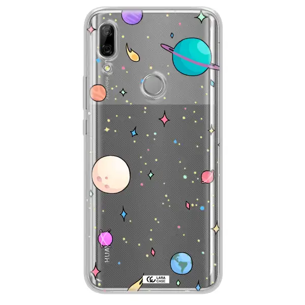 Solar System Print Huawei P Smart Z Clear TPU Case