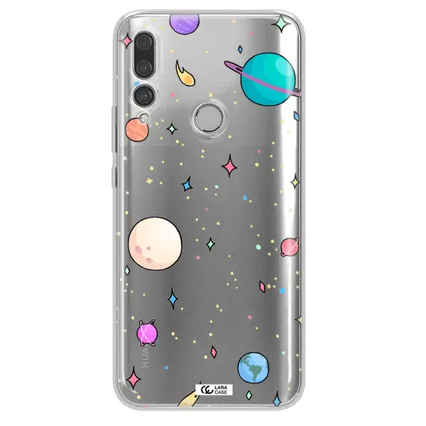 Solar System Print Huawei Y9 Prime 2019 Clear TPU Case