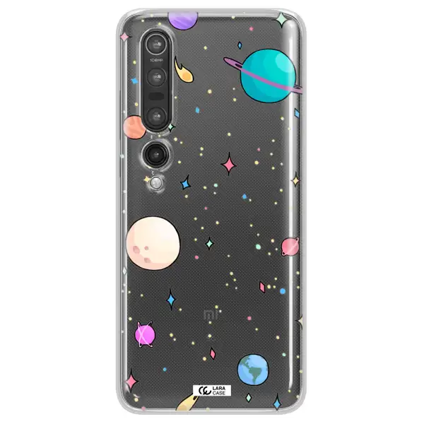 Solar System Print Xiaomi Mi 10 Pro Clear TPU Case
