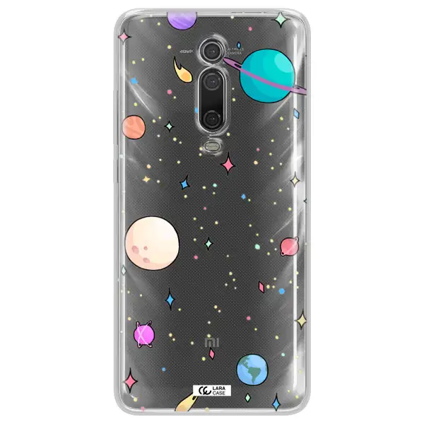 Solar System Print Xiaomi Redmi K20 Clear Tpu Case