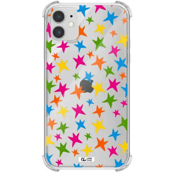 Colorful Stars Apple iPhone 11 Clear PC Case