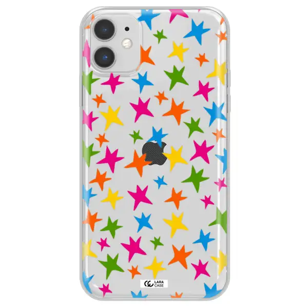 Colorful Stars Apple iPhone 11 Clear TPU Case