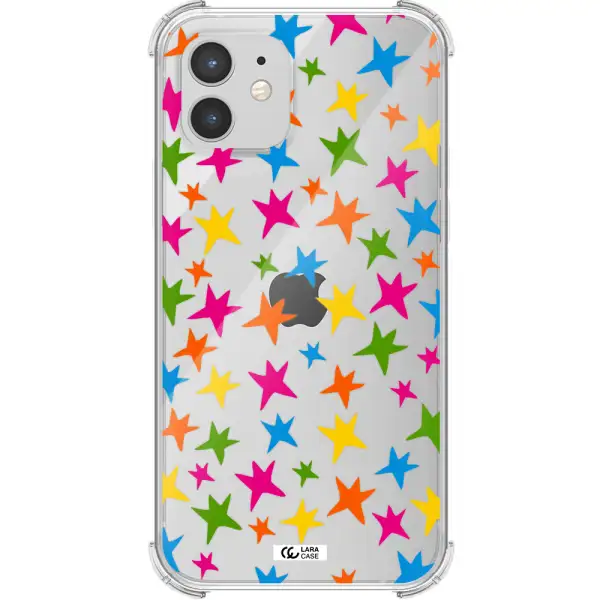 Colorful Stars Apple iPhone 12 mini Clear PC Case