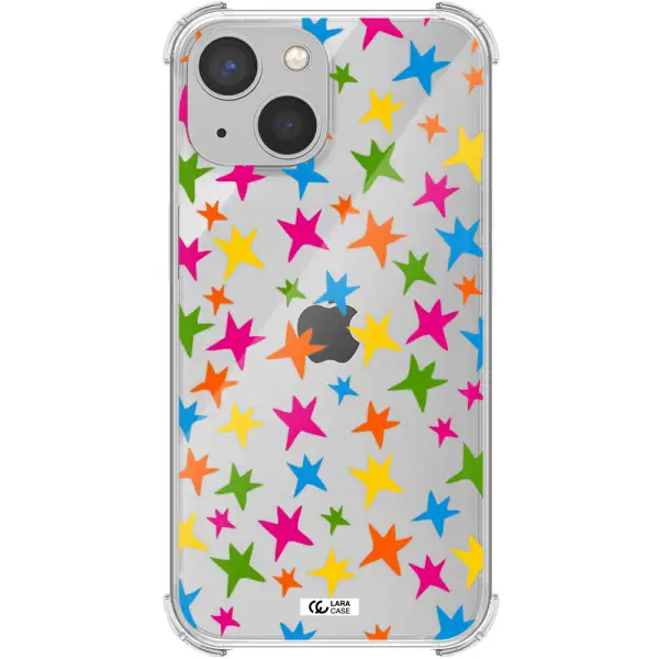 Colorful Stars Apple iPhone 13 mini Clear PC Case