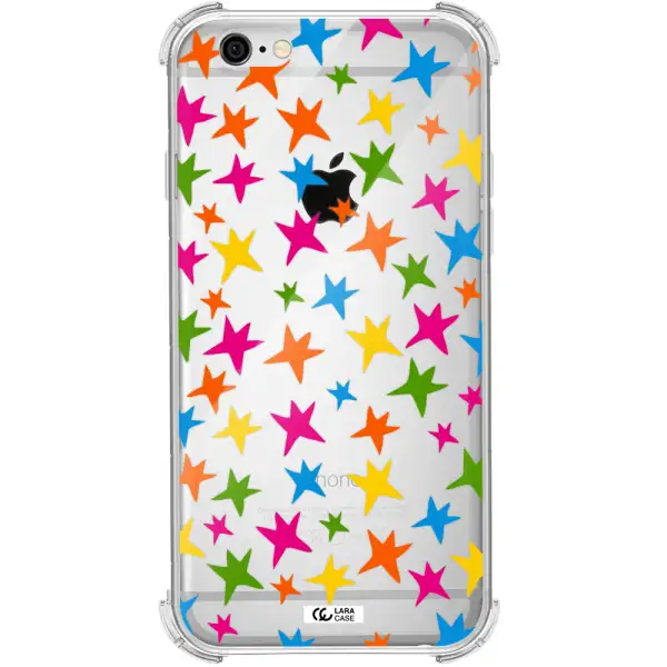 Colorful Stars Apple iPhone 6 Clear PC Case