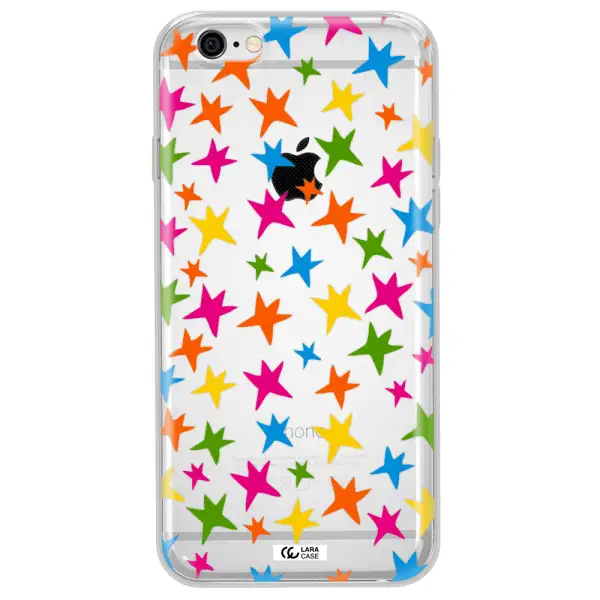 Colorful Stars Apple iPhone 6 Clear TPU Case