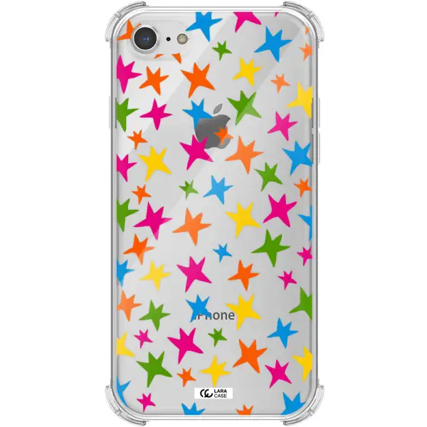 Colorful Stars Apple iPhone 7 Clear PC Case