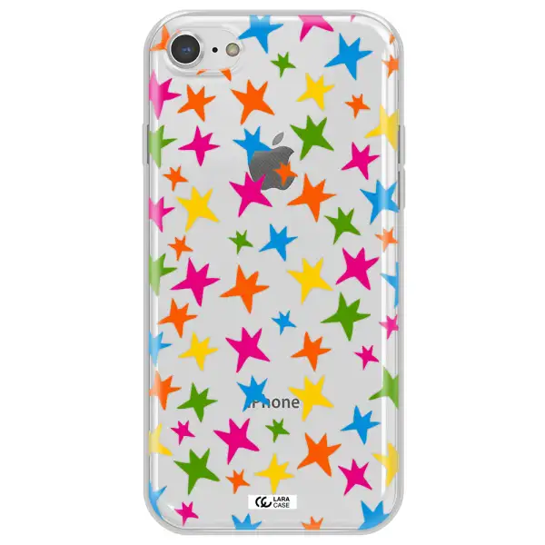 Colorful Stars Apple iPhone 7 Clear TPU Case