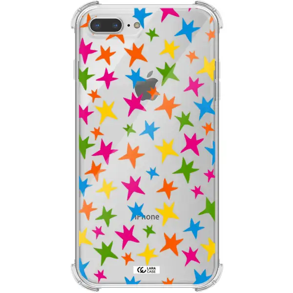 Colorful Stars Apple iPhone 7 plus Clear PC Case