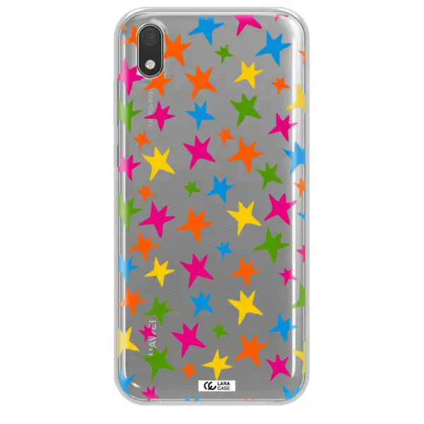 Colorful Stars Huawei Honor 8S Clear TPU Case