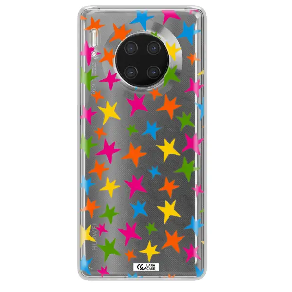 Colorful Stars Huawei Mate 30 Pro Clear TPU Case