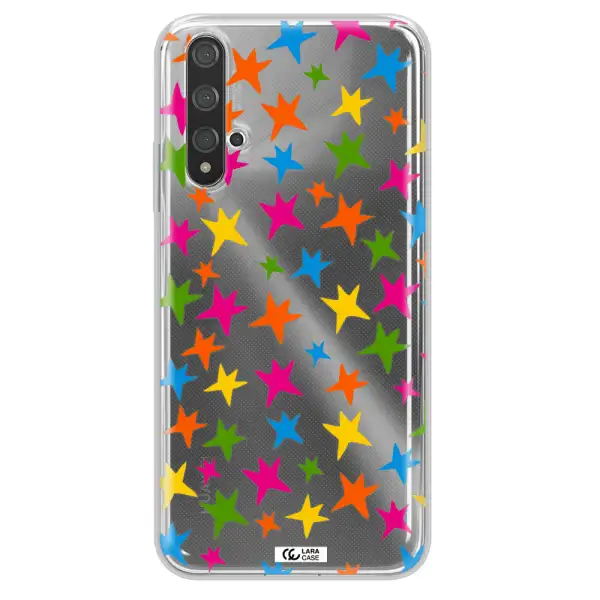 Colorful Stars Huawei Nova 5t Clear TPU Case