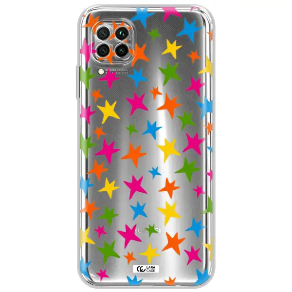 Colorful Stars Huawei Nova 7I Clear Tpu Case