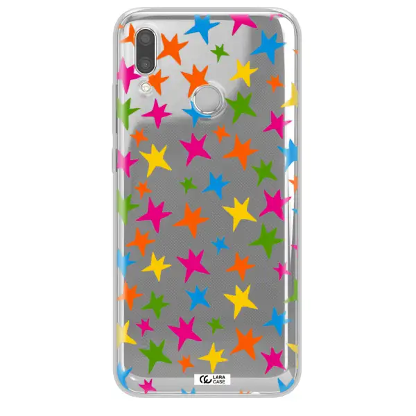 Colorful Stars Huawei P Smart 2019 Clear TPU Case