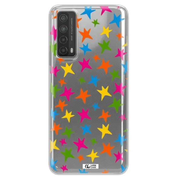 Colorful Stars Huawei P Smart 2021 Clear TPU Case