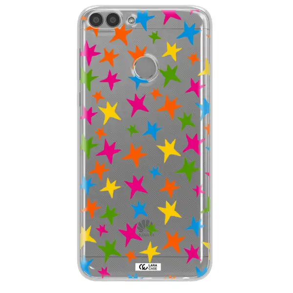 Colorful Stars Huawei P Smart Clear TPU Case