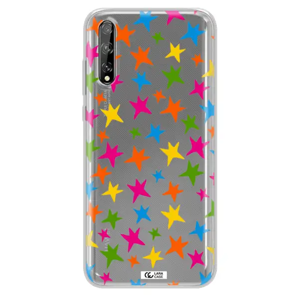 Colorful Stars Huawei P Smart S Clear TPU Case