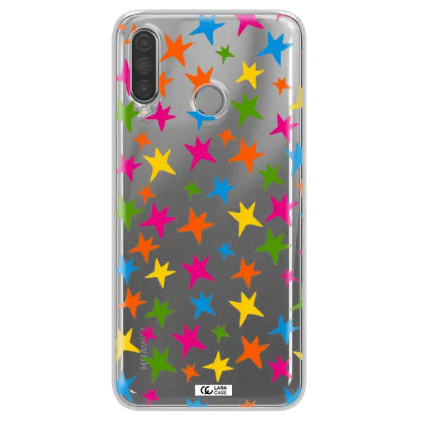 Colorful Stars Huawei P30 Lite Clear TPU Case