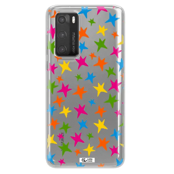 Colorful Stars Huawei P40 Clear TPU Case