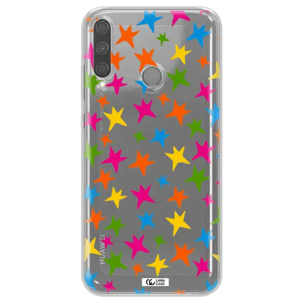Colorful Stars Huawei P40 Lite E Clear TPU Case
