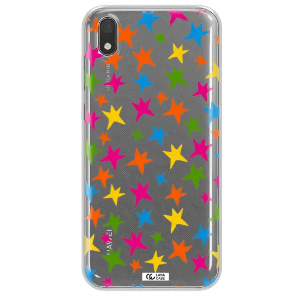 Colorful Stars Huawei Y5 2019 Clear TPU Case