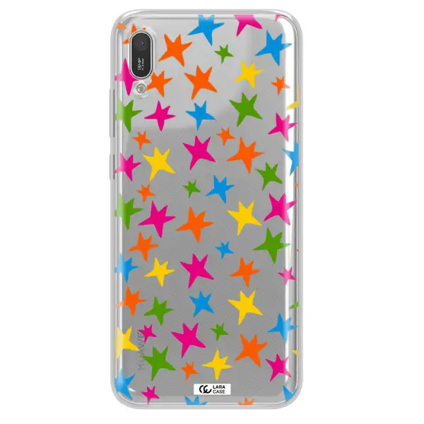 Colorful Stars Huawei Y6 Pro 2019 Clear TPU Case