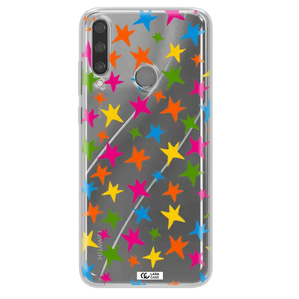 Colorful Stars Huawei Y6P Clear TPU Case