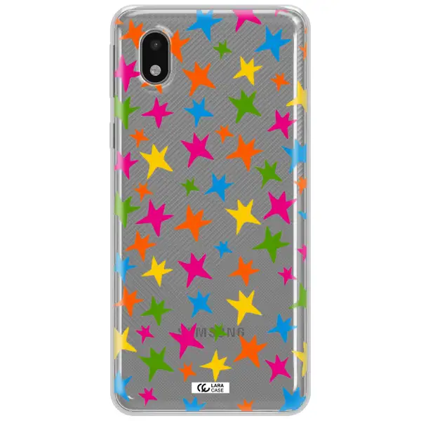 Colorful Stars Samsung A01 Core Clear Tpu Case