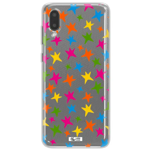 Colorful Stars Samsung A02 Clear TPU Case