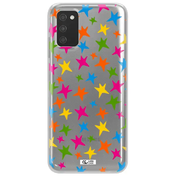 Colorful Stars Samsung A03S Clear TPU Case