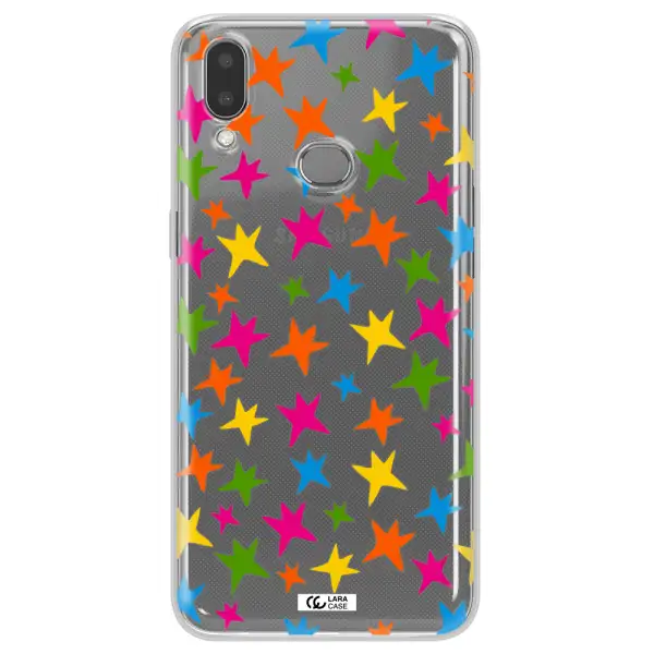 Colorful Stars Samsung A10S Clear TPU Case