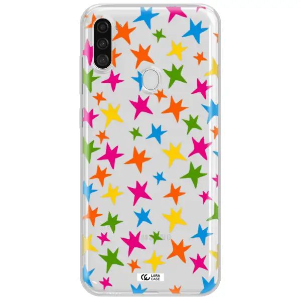 Colorful Stars Samsung A11 Clear TPU Case