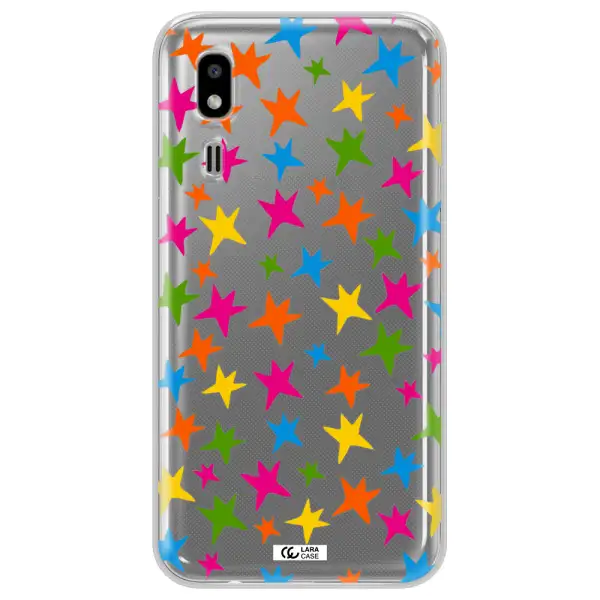 Colorful Stars Samsung A2 Core Clear TPU Case