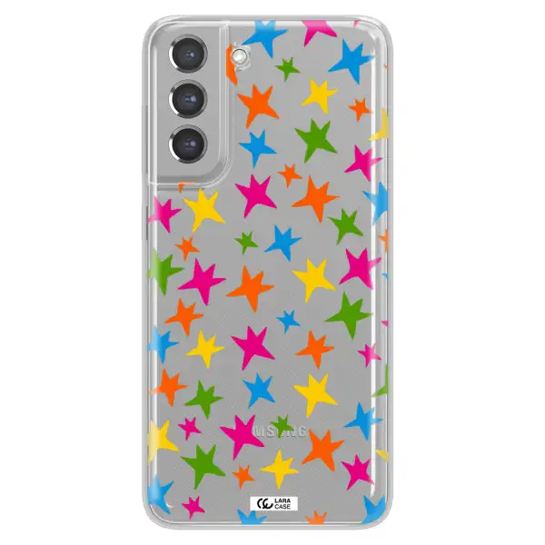 Colorful Stars Samsung A21 Fe Clear TPU Case