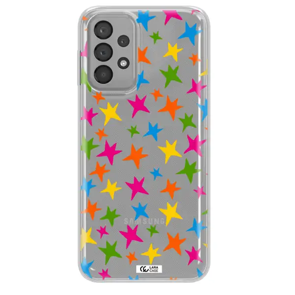 Colorful Stars Samsung A33 Clear TPU Case