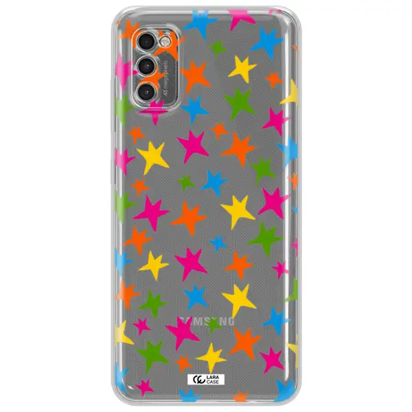Colorful Stars Samsung A41 Clear Tpu Case