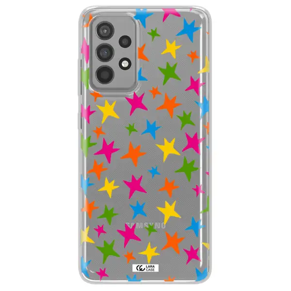 Colorful Stars Samsung A52 Clear TPU Case