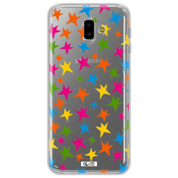 Colorful Stars Samsung J6 Plus Clear TPU Case