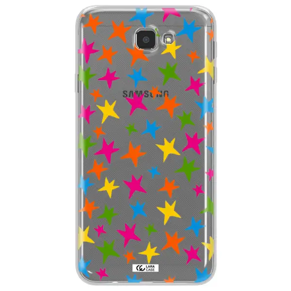 Colorful Stars Samsung J7 Prim Clear TPU Case
