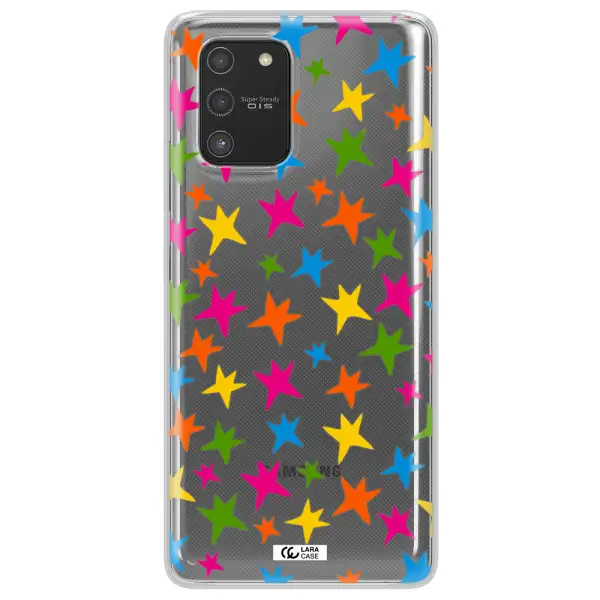 Colorful Stars Samsung S10 Lite Clear TPU Case