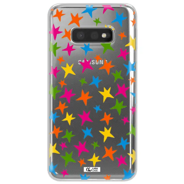 Colorful Stars Samsung S10e Clear TPU Case