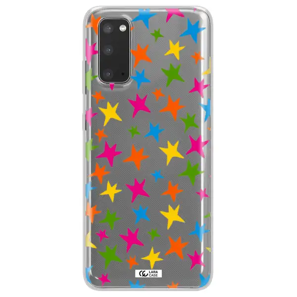 Colorful Stars Samsung S20 Clear TPU Case