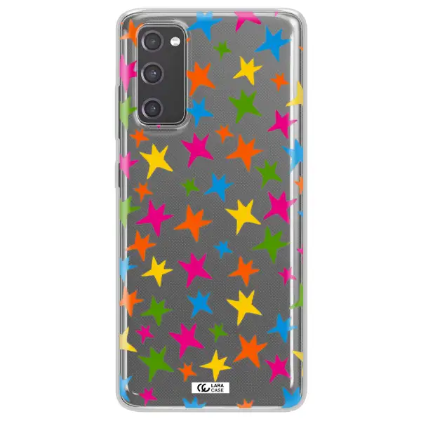 Colorful Stars Samsung S20 Fe Clear TPU Case