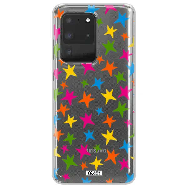 Colorful Stars Samsung S20 Ultra Clear TPU Case