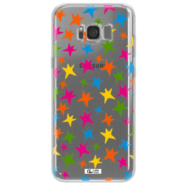 Colorful Stars Samsung S8 Clear TPU Case