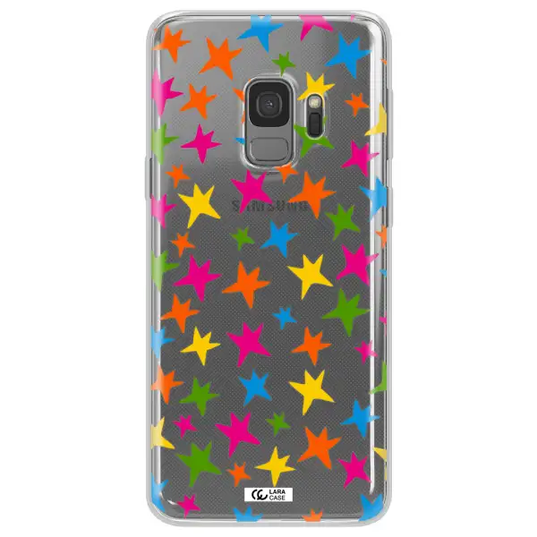 Colorful Stars Samsung S9 Clear TPU Case