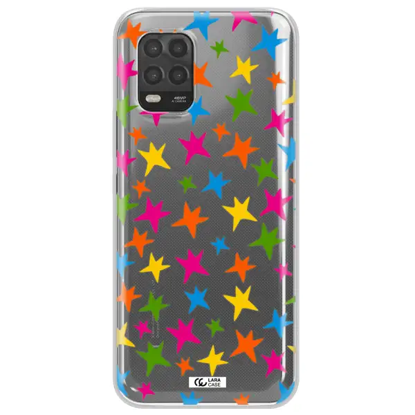 Colorful Stars Xiaomi Mi 10 Lite Clear TPU Case