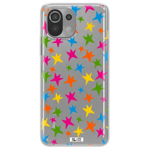 Colorful Stars Xiaomi Mi 11 Lite Clear TPU Case