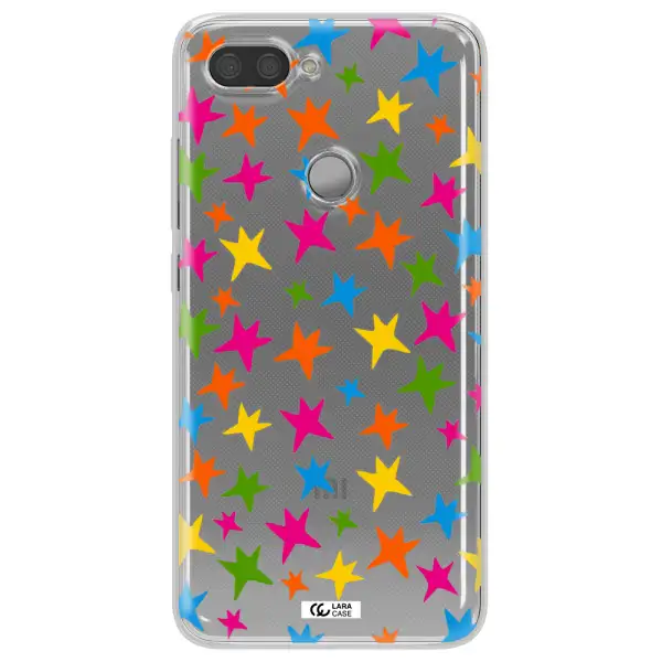 Colorful Stars Xiaomi Mi 8 Lite Clear TPU Case