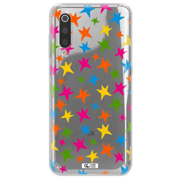 Colorful Stars Xiaomi Mi 9 Clear TPU Case